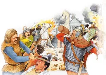 The pagan world possessed a culture in which only brute force was seen to matter. Like the Romans, northern barbarian pagan tribes such as the Vandals, Goths an
