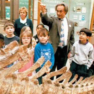 Richard Dawkins, busy with propagating evolution.