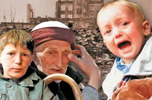 As long as they do not experience war, people may never realize what a terrible disaster it actually is. It must never be forgotten that war spells sorrow, loss