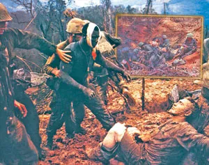 In wartime, not only the civilians suffer. Soldiers forced to fight as a result of a philosophy that has inflicted nothing but blood and sorrow on the world are